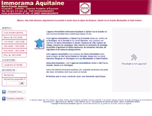 Tablet Screenshot of immorama-aquitaine.com